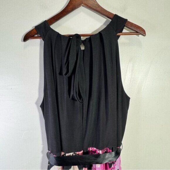 Laura Plus Floral Maxi Dress Satin Belt with Pockets Size 22 - Picture 6 of 10